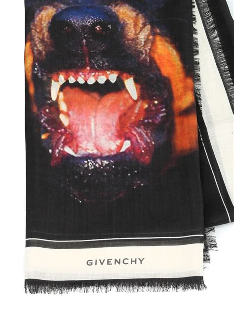 Givenchy Rottweiler Silk Scarf w/ Tags 